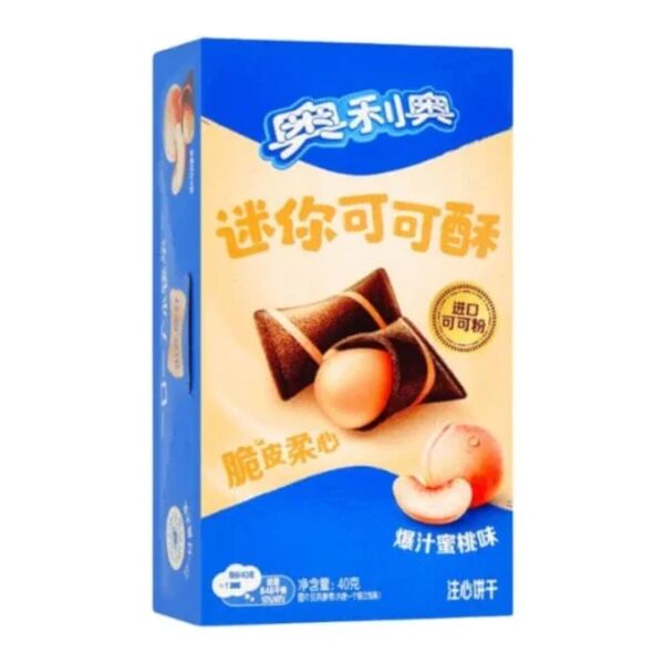 China Oreo - Mini Cocoa Crisp Peach (40g)